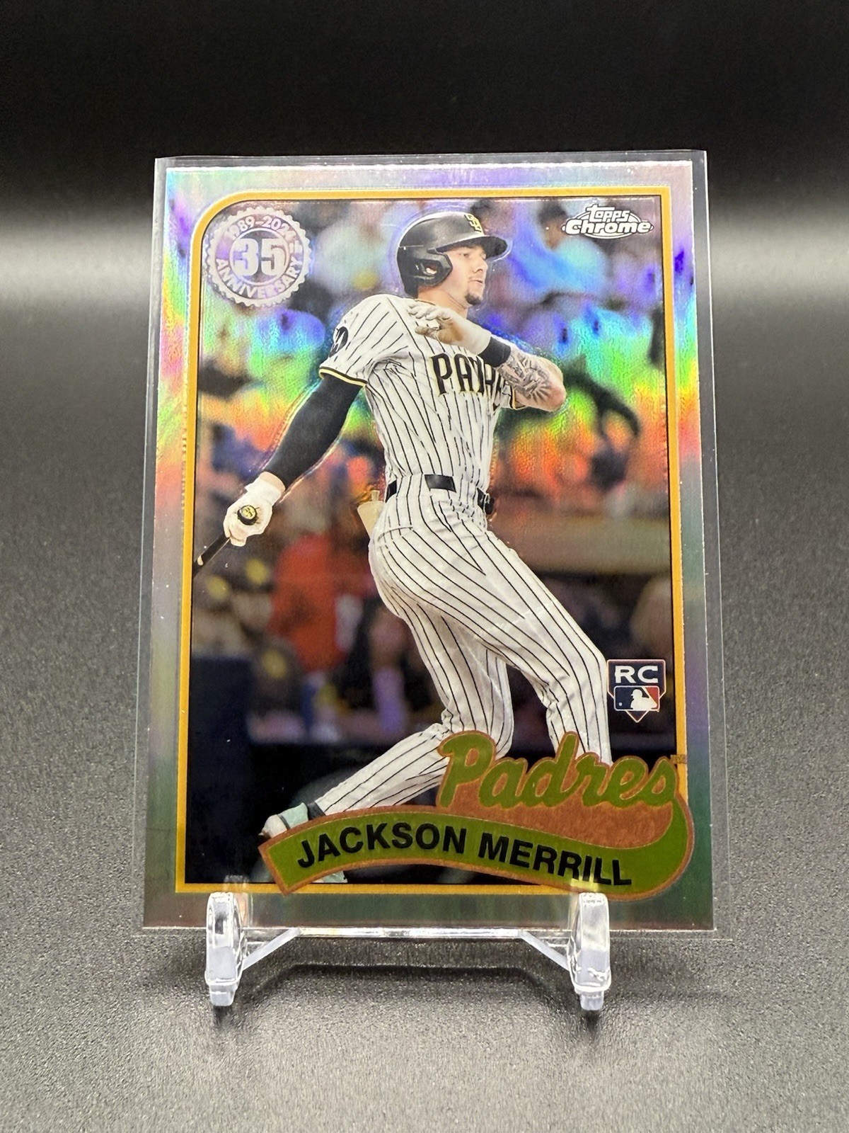 #89CU-9 Jackson Merrill Topps 1989 Baseball (RC) - 2024 Topps Chrome Update