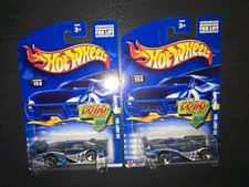 Lot Of 2 Hot Wheels 2002 Mainline 153 Sol-Aire CX4 BLUE 3SP NEW