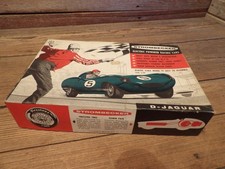 Vintage 1950's Strombecker D44 D-Jaguar Electric Car Model Kit Box - NEVER USED 
