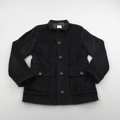 Armani Collezioni Jacket Mens 40 Black Velour Angora Wool Blazer Sport Coat