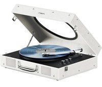 MIXX Revival 65 Stereo Vinyl Record Player – Retro Portable Turntable – Cream