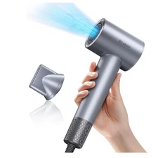 Hi-Speed Ion Blow Dryer Brushless Motor Thermo-Control Quiet Compact 1 Nozzle