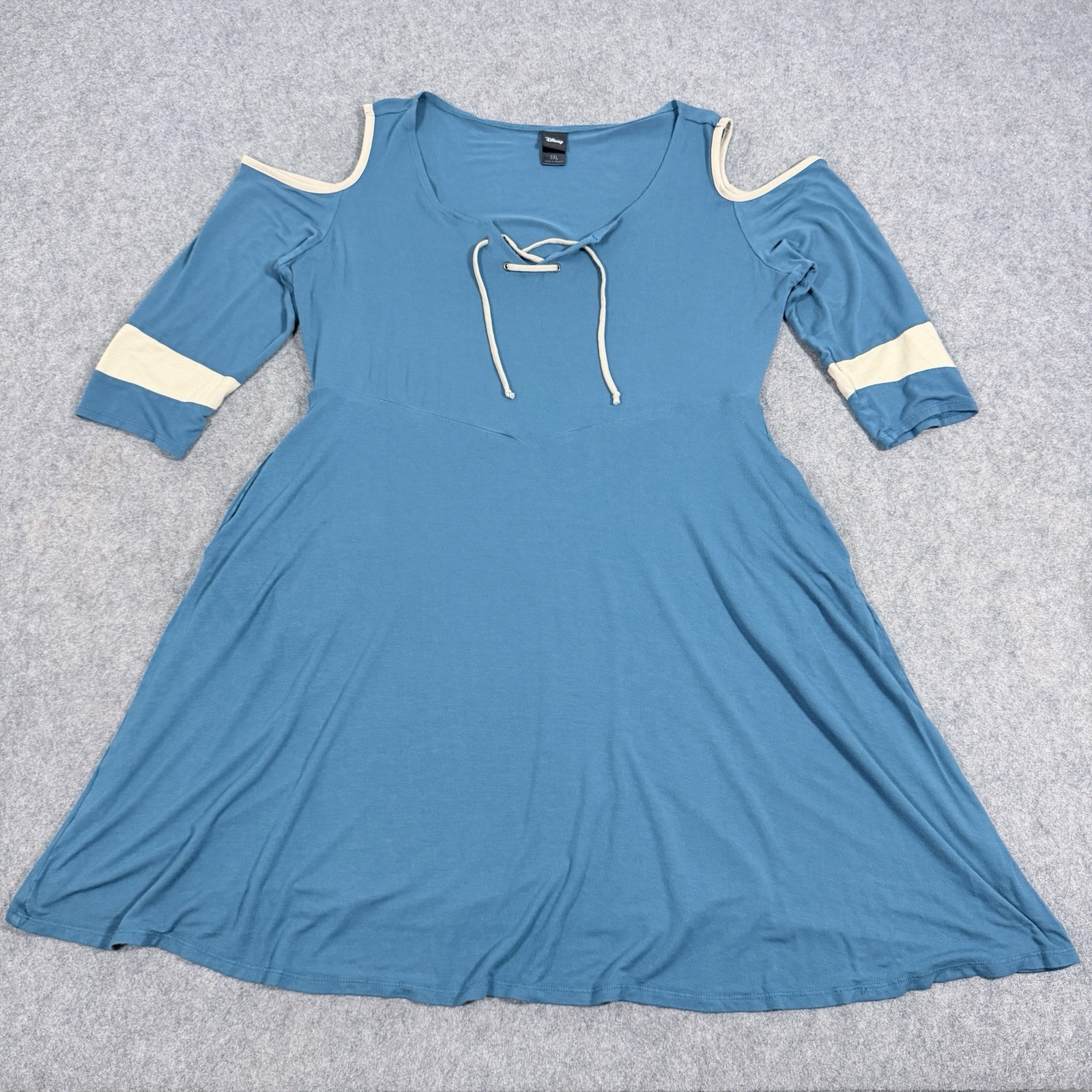 Vestido Disney Informal Elastizado Mérida Valiente Juegos con disfraces Para Mujer Talla 3XL XXXL Azul