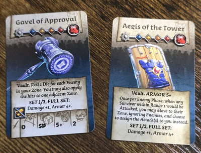 Zombicide: White Death Dice Tower Promo - Aegis Of The Tower - Gavel Of Approval