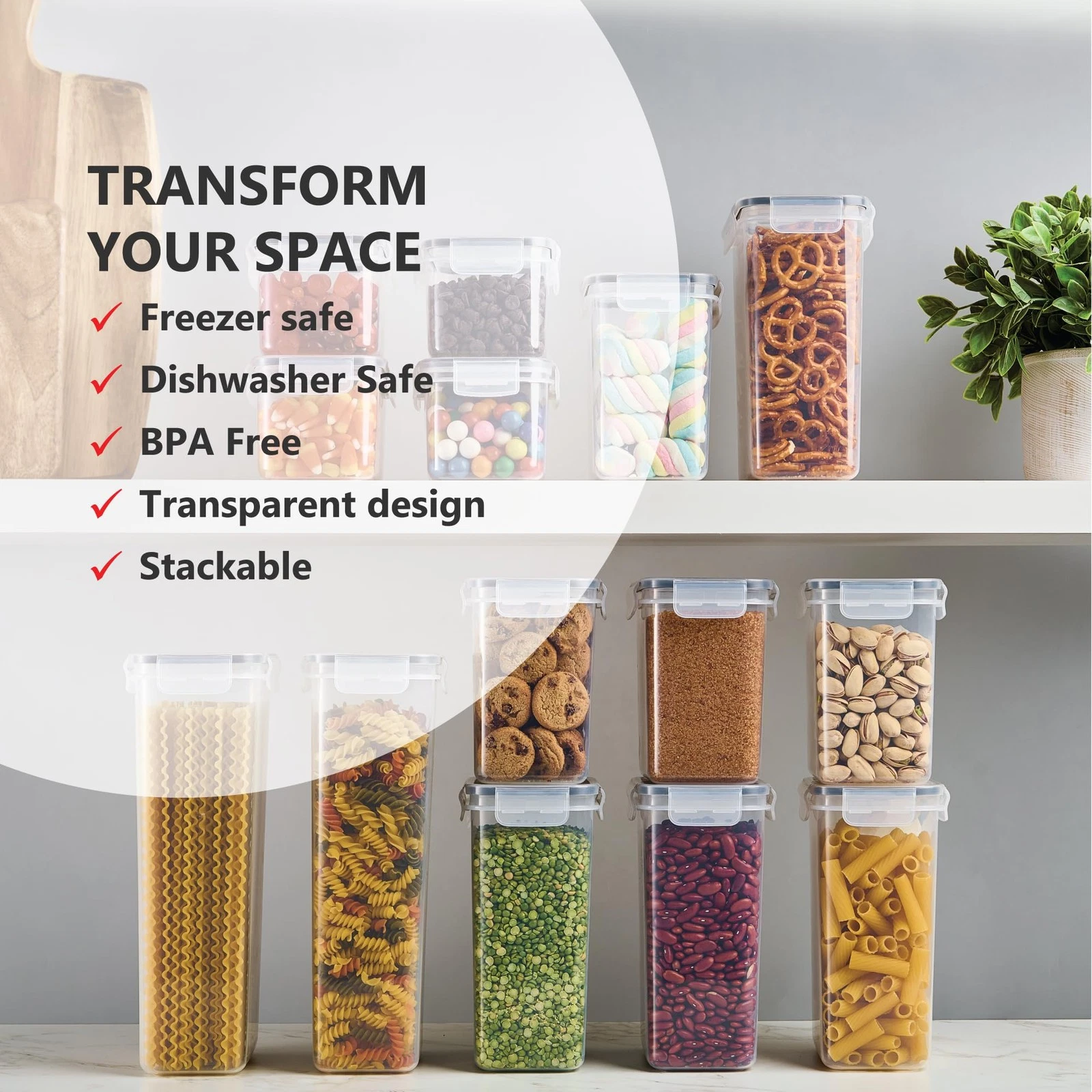 DWELLZA KITCHEN Food Storage Containers - Thumbnail 5