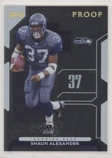 2006 Playoff NFL Playoffs Gold Proof 33/100 Shaun Alexander #57 3bs