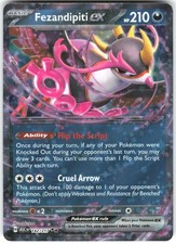 Fezandipiti ex 142/217 Ascended Heroes Holo Pokemon NM TCG English Card ASC
