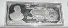 4 oz .999 Fine Silver Bar $1000 US Bill Design One Thousand Dollar Bullion Bar