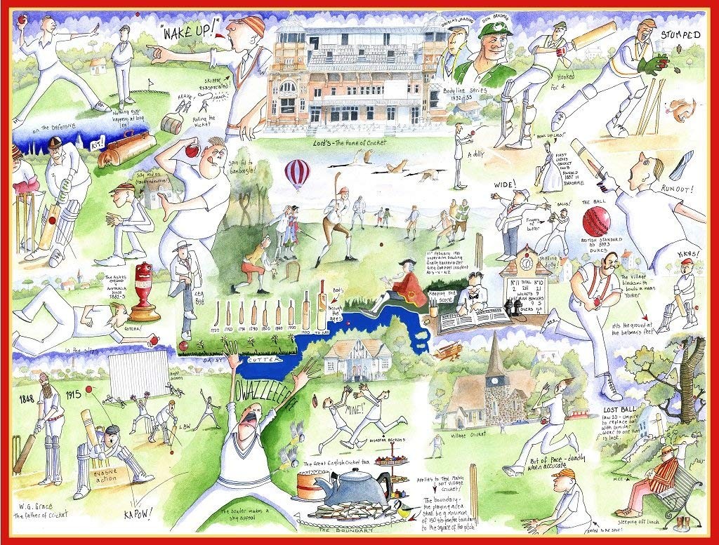 Пазл из 1000 кусочков - Крикет от Тима Балмера - Забавные пазлы из 1000 кусочков для 7890₽