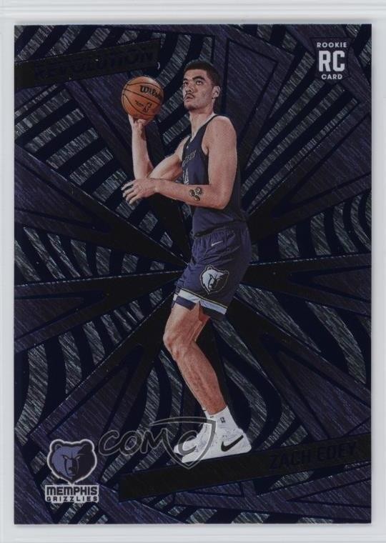 2024-25 Panini Revolution Rookies Blue Storm Zach Edey #134 1ku8