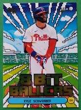 KYLE SCHWARBER 2026 Topps Series 1 Celebration 8-BIT BALLERS Insert 8B-25