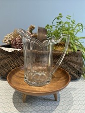 Davidson Chippendale Vintage Glass Water Jug