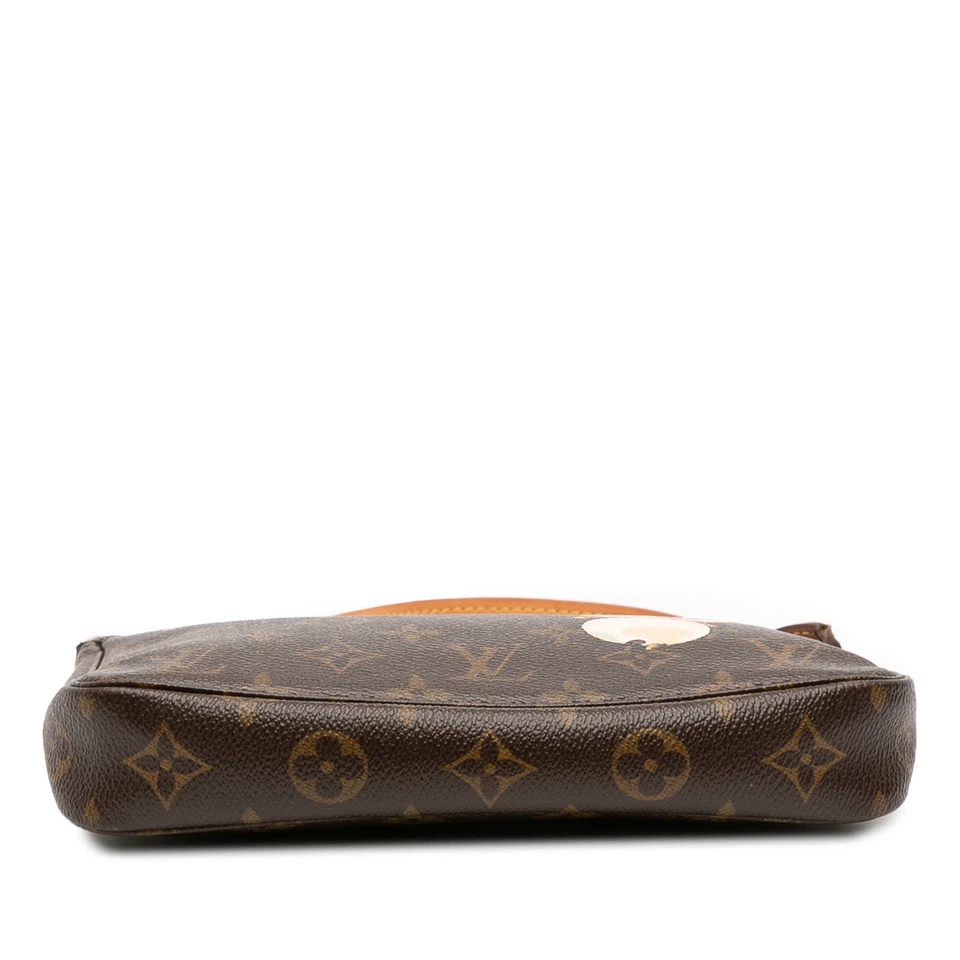 Autenticado Louis Vuitton Takashi Murakami Monograma Panda Pochette Accesorios Foto 3 de 4