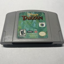 Nintendo 64 Disney's Tarzan Game Cartridge 2000, N64, Tested Working