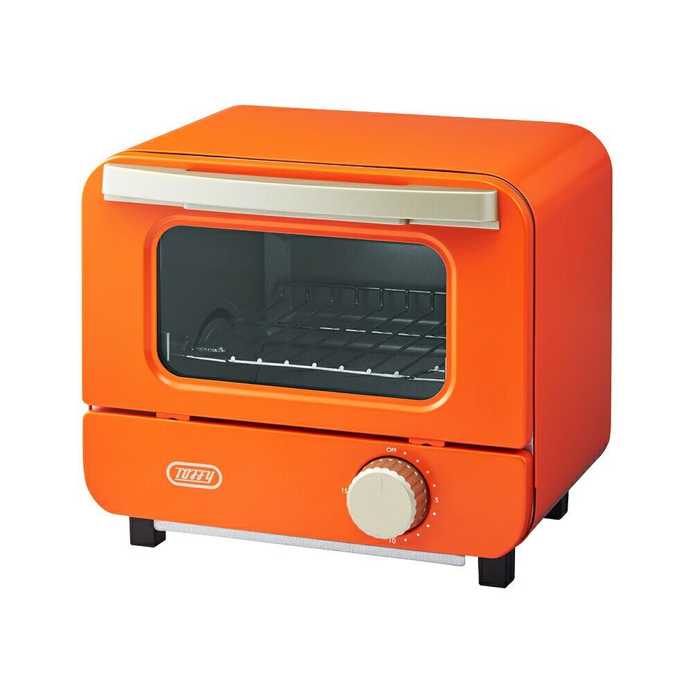 キッチン家電 toshi Toffy HAPPY COLLECTION K-HTS1 Toaster Oven Mini Compact Vibrant