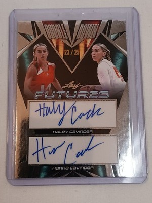 2024 Leaf Futures Multi-Sport Haley Cavinder Hanna Double Down Silver Auto #/25