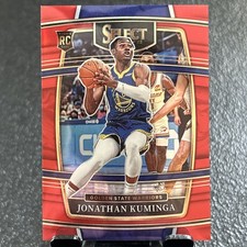 2021-22 Panini Select - Concourse Jonathan Kuminga #28 Red Prizm /199 RC NBA