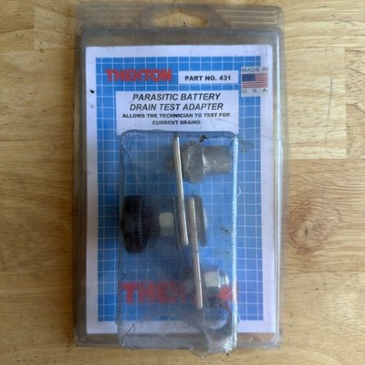 Thexton Tools Parasitic Current Battery Drain Test Adapter No. 431 NOS USA