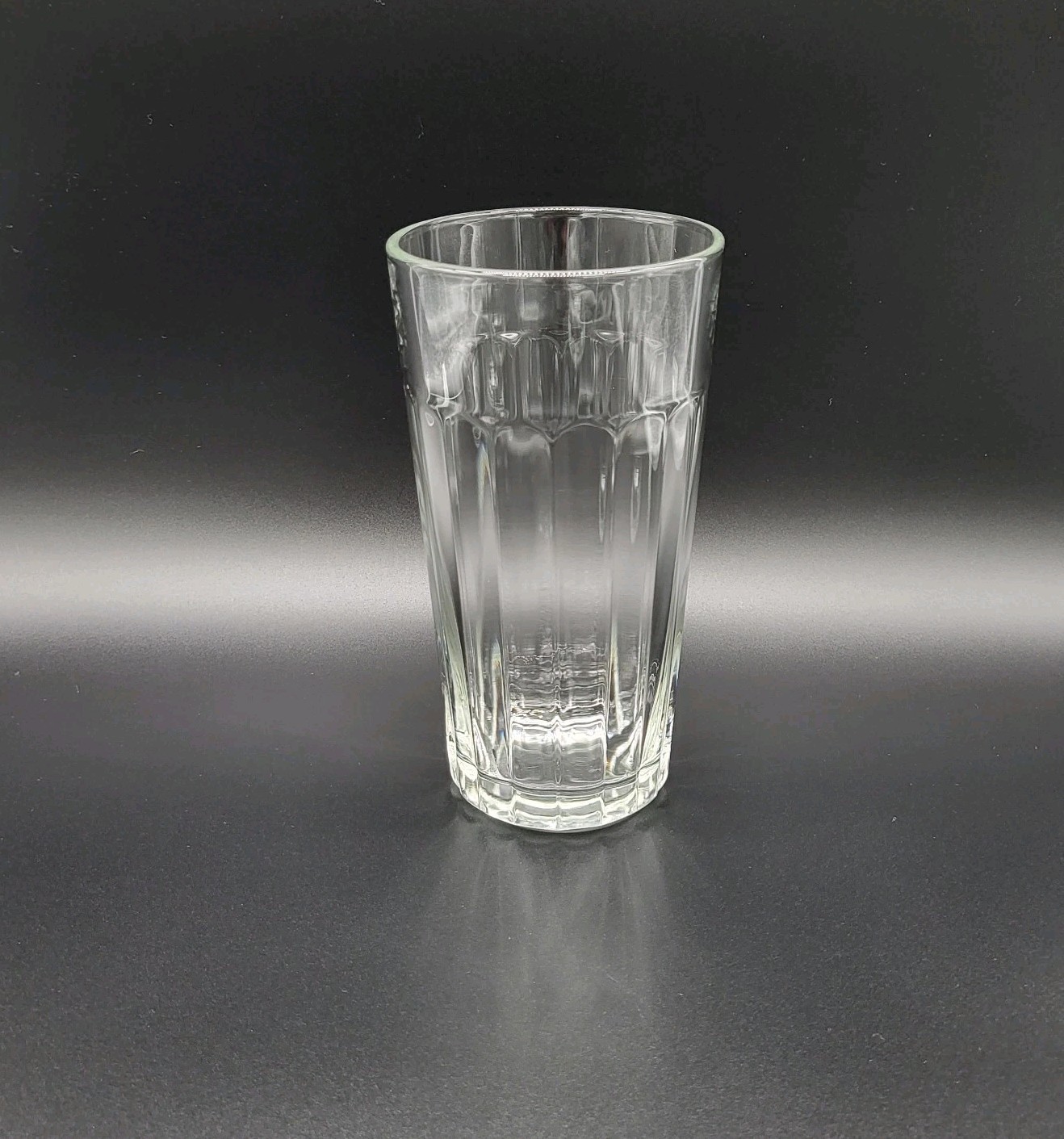 5 Libbey Duratuff Paneled Tumblers 18 Ounce Large Clear Ice Tea Drinking Glasses