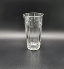 5 Libbey Duratuff Paneled Tumblers 18 Ounce Large Clear Ice Tea Drinking Glasses