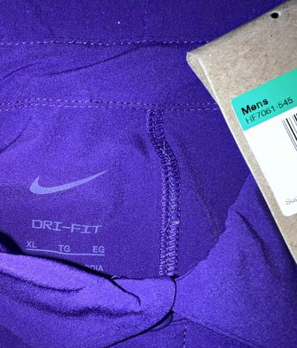 NWT Nike Coaches Polo Shirt Mens XL Purple Football Sideline Dri-Fit MSPR $75.00 - Photo 4/4