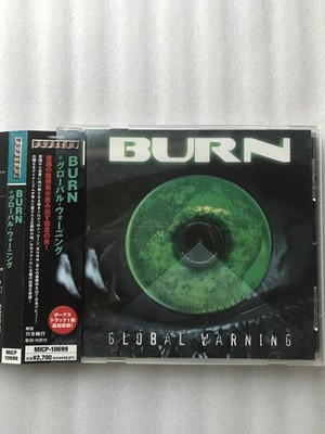 Legitimate Metal Feature BURN Global Warning Japanese Edition with Obi Used CD M