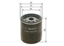 ÖLFILTER FÜR OPEL VECTRA B CARAVAN (J96) - BOSCH 0 451 103 079