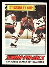 1977 O-PEE-CHEE STANLEY CUP SEMI-FINALS 262 NRMT HOCKEY