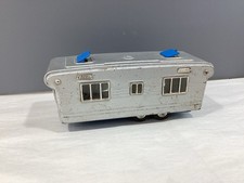 Vintage 1950's Travel Trailer Tin Camper Toy SSS Japan Silver 9"