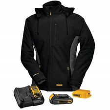 DEWALT DCHJ066C1-M 20V/12V MAX Women's Heated Jacket Kit, Black, Medium