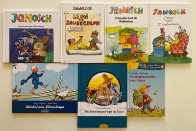 Kinderbücher / Bilderbücher, Klassiker-Konvolut: Janosch, Lindgren, Nordqvist...