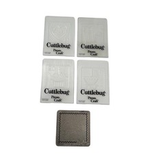 CUTTLEBUG Provo Craft Embossing Folder Lot Cupcake Love Crafts and Border Die