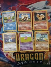6 1999 Pok mon Base Set Cards