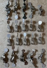 LOT 20 Vintage Fisher Castaloy Flexaframe Scientific Lab Stand Clamps Holders