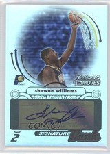 2006 Topps Trademark Moves Signature Dunk Rainbow 18/35 Shawne Williams Auto 0c2