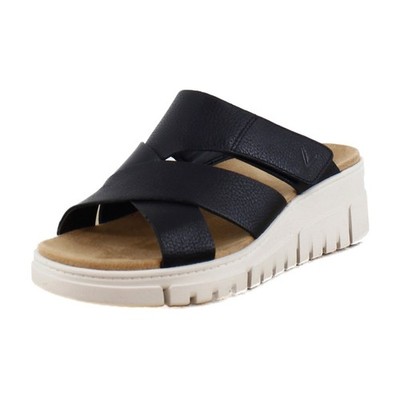 Vionic Uptown Sunset Womens Sandals Black Leather