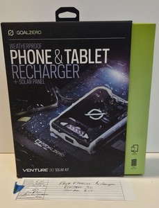 Goal Zero Venture 30 Dual USB Power Bank, Named 7 Solar Panel