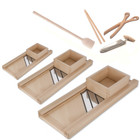 XL Profi Krauthobel Edelstahlmesser Schublade 40 60 75 80cm Edelstahlklingen