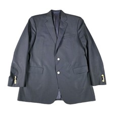 Brooks Brothers 1818 Madison Blazer Loro Piana Gold Buttons Wool Preppy Academia