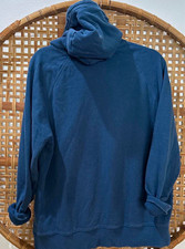 The North Face Women s Blue Solid Pullover Hoodie Long Sleeve. Size L.