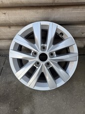 Genuine Volkswagen Vw T6 Highline Multivan 16” Clayton Alloy Wheel 7E0601025N