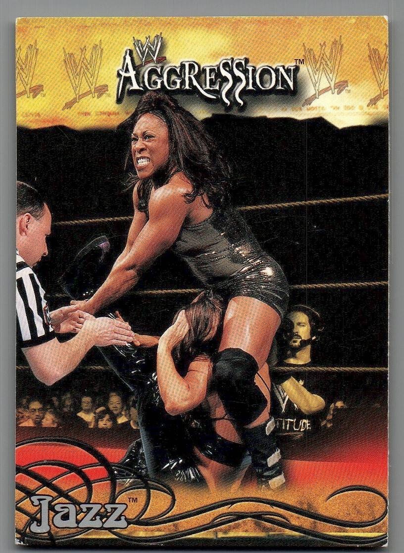 2003 WWE Fleer Aggression #15 Jazz - UK Exclusive WWF