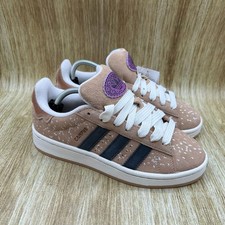Adidas Campus 00s Para Mujer Talla 7 Tostado Concha Pan Dulce Gamuza Tenis JQ2105