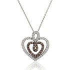 Le Vian Pendant Necklace Brown Diamond in 14K White Gold 7/8 cts — photo 1