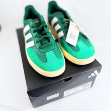 Adidas Barreda Green White Men's Size 11 Retro Suede Sneakers New w Box JR1320