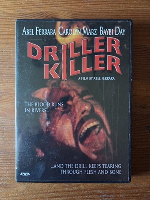 Driller Killer DVD 2004 Guillotine Films Release Abel Ferrara