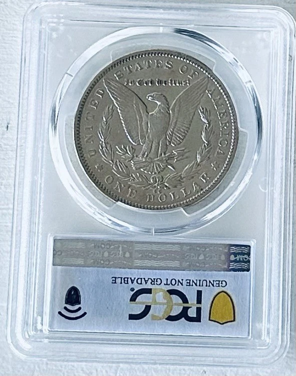 1893-CC Morgan Silver Dollar PCGS VF Detailed Key Date Coin - Image 2 of 4