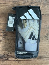 Adidas Copa Pro Goalkeeper Gloves White Gold Black size 8