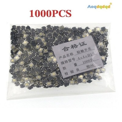 1000PCS/Lot SMD 4*4*1.5mm 4X4X1.5mm Tactile Tact Push Button Micro Switch