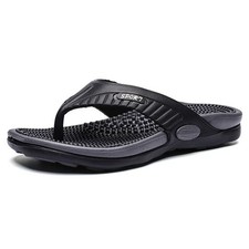 Massage Flip Flops for Men Summer Breathable Beach Shoes Sandals Men Luxury Flip